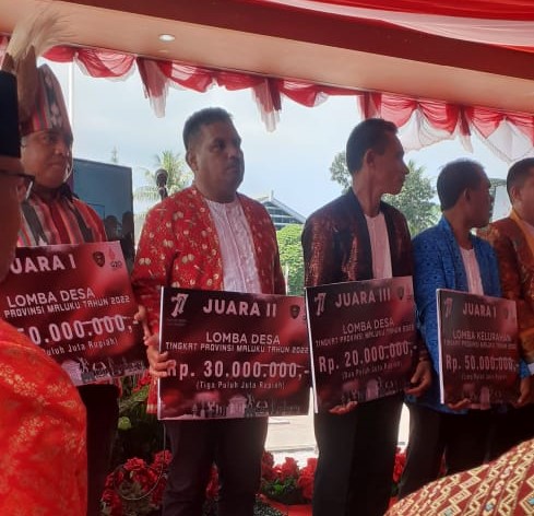 Hunuth, Juara II Lomba Desa/Kelurahan Tingkat Provinsi Tahun 2022